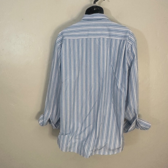 Saks Fifth Avenue Contrast Long Sleeve Shirt XL Gently worn 100% cotton - Picture 2 of 3